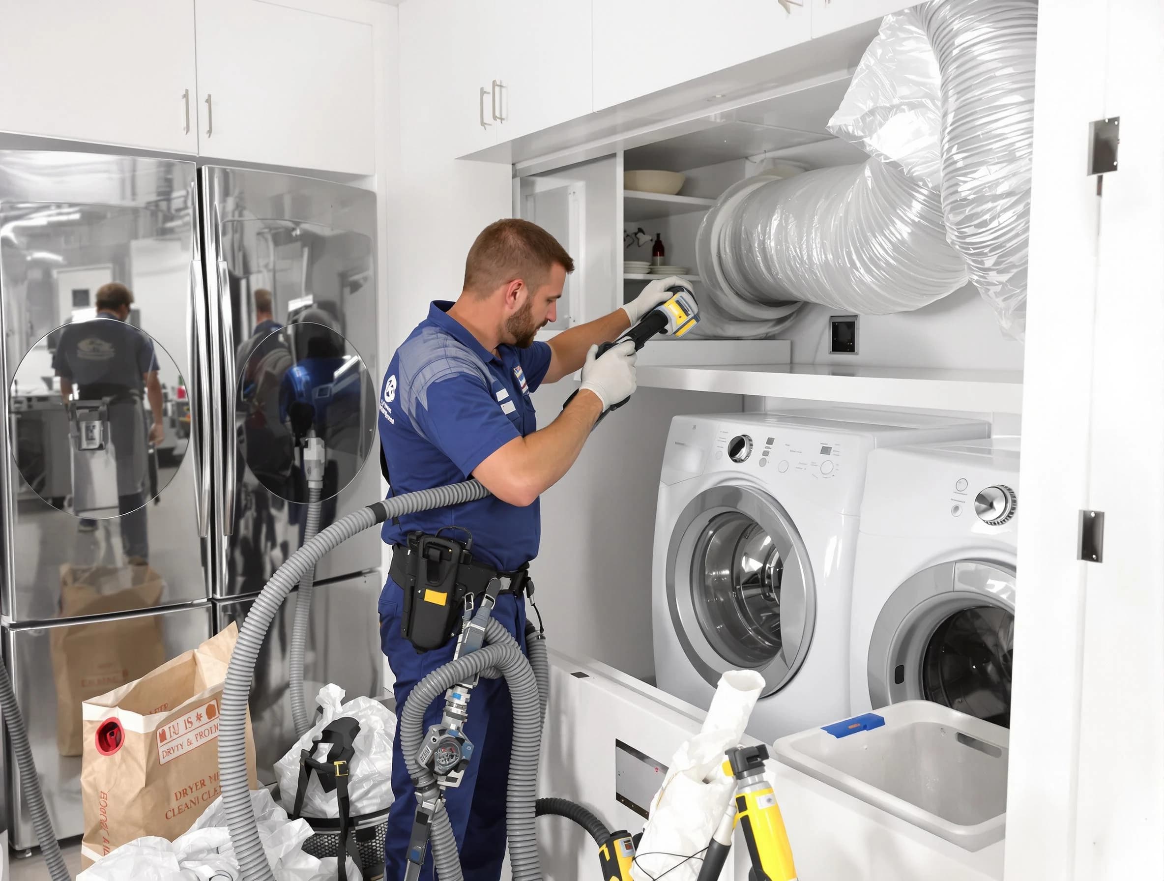 Professional duct cleaning by Mount Lebanon Dryer Vent Cleaning in Mount Lebanon